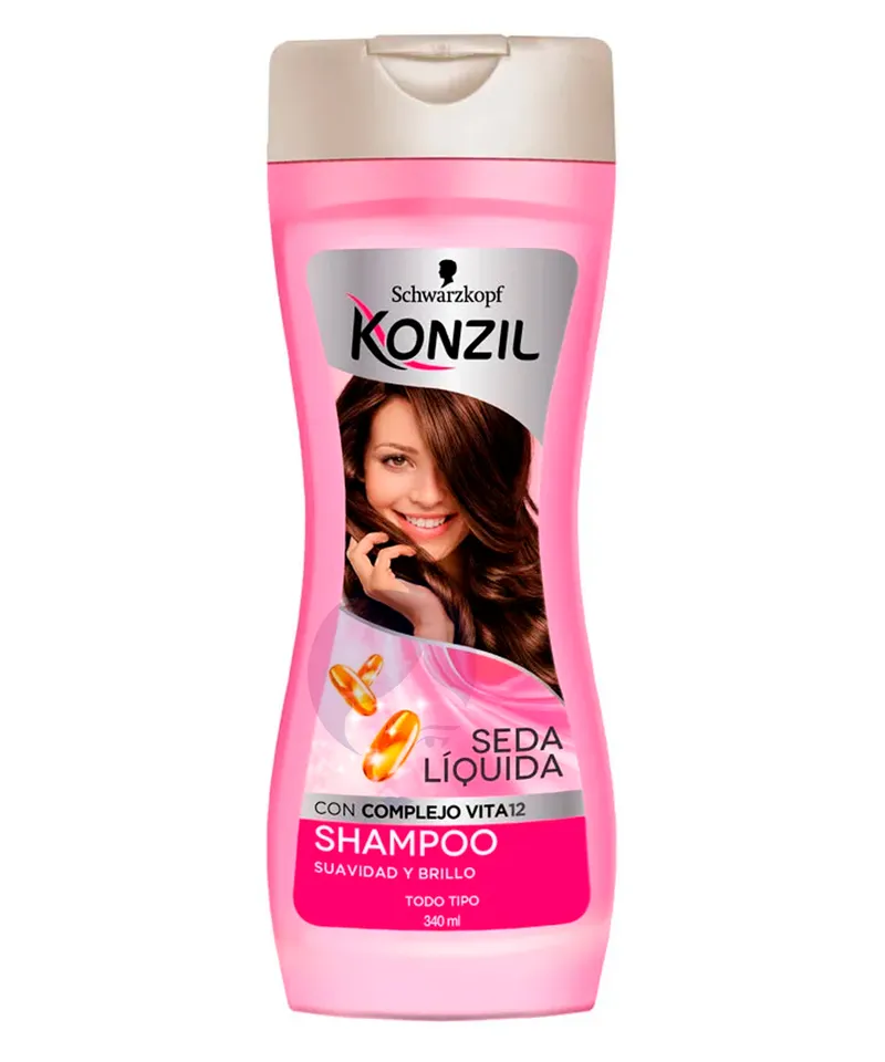 KONZIL SHAMPOO SEDA LIQUIDA X 340ML - Producto de belleza y estética en Almacén Sandra