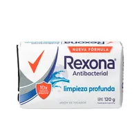 REXONA JABON ANTIBACTERIAL LIMPIEZA PROFUNDA X 1UND - Miniatura 1