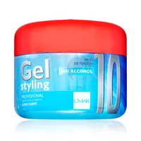L MAR GEL PROFESIONAL STYLING N.10 SUPER FUERTE AZUL  X 300GR - Miniatura 1