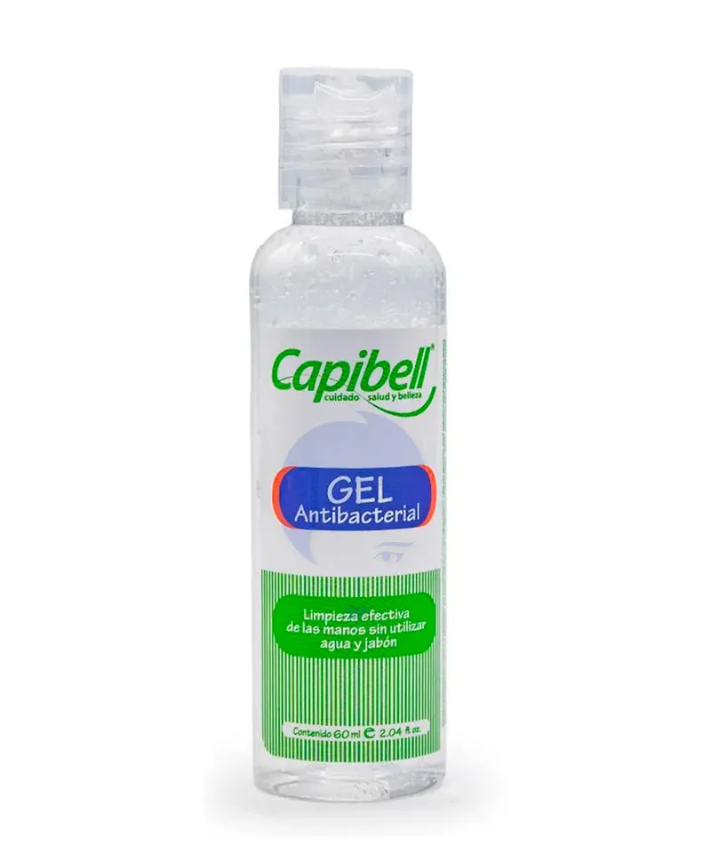 CAPIBELL GEL ANTIBACTERIAL X 60ML - Producto de belleza y estética en Almacén Sandra
