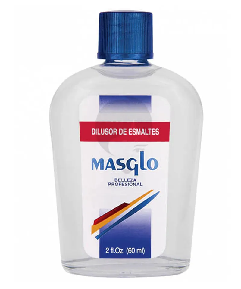 MASGLO DILUSOR DE ESMALTES X 60ML - Producto de belleza y estética en Almacén Sandra
