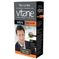 VITANE MEN HAIR COLOR TINTE CASTAÑO OSCURO X 25GR - Miniatura 1