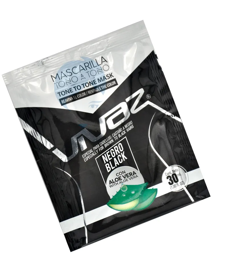 VIVAZ MASCARILLA TONO A TONO NEGRO X 30ML - Producto de belleza y estética en Almacén Sandra