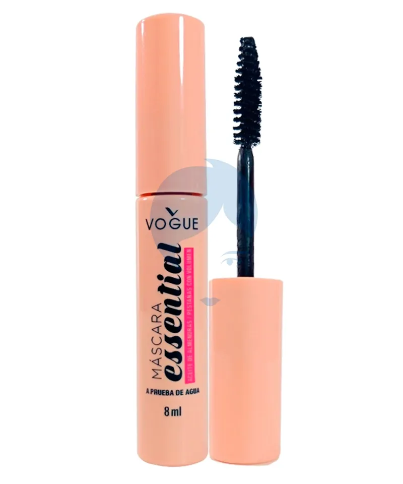 VOGUE ESSENTIAL PESTAÑINA NEGRA A PRUEBA DE AGUA X 8ML - Producto de belleza y estética en Almacén Sandra