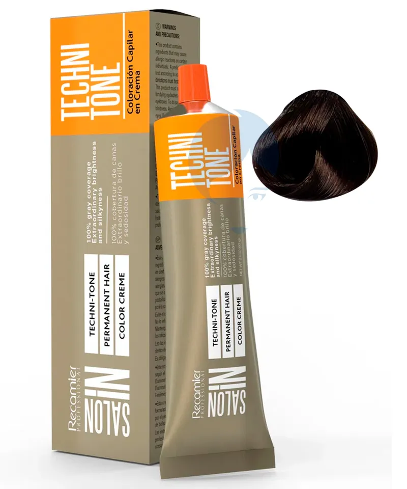 TECHNI TONE TINTE RUBIO OSCURO COBRIZO CAOBA #6.45 X 60GR - Producto de belleza y estética en Almacén Sandra