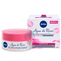NIVEA CREMA HIDRATANTE EN GEL ACIDO HIALURONICO Y AGUA DE ROSAS X 50ML - Miniatura 1