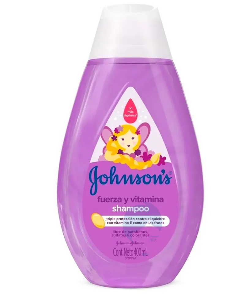 JOHNSONS BABY SHAMPOO FUERZA Y VITAMINA X 400ML - Producto de belleza y estética en Almacén Sandra