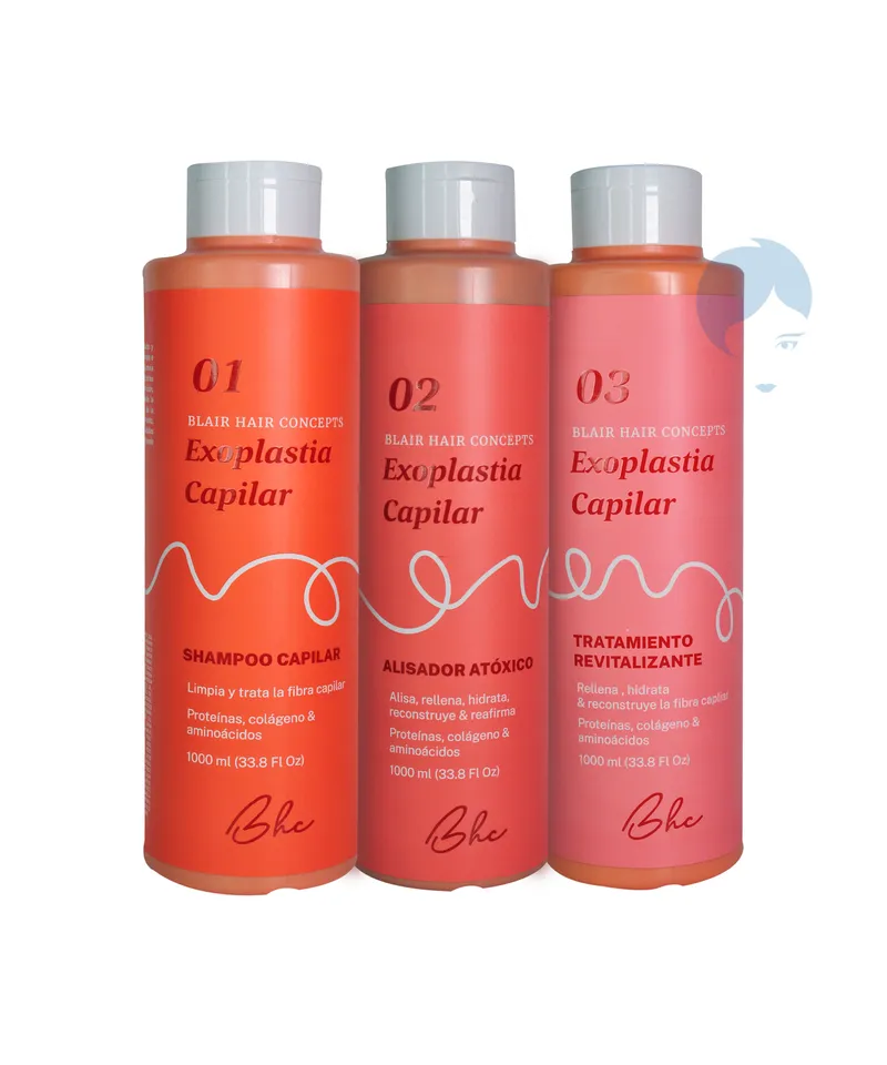 BHC KIT EXOPLASTIA ALISADOR ATOXICO X 1000ML - Producto de belleza y estética en Almacén Sandra