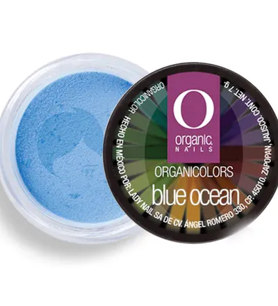 ORGANIC NAIL POLVO ACRILICO BLUE OCEAN X 7GR - Producto de belleza y estética en Almacén Sandra