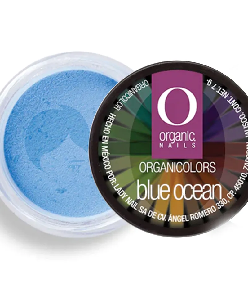 ORGANIC NAIL POLVO ACRILICO BLUE OCEAN X 7GR - Producto de belleza y estética en Almacén Sandra