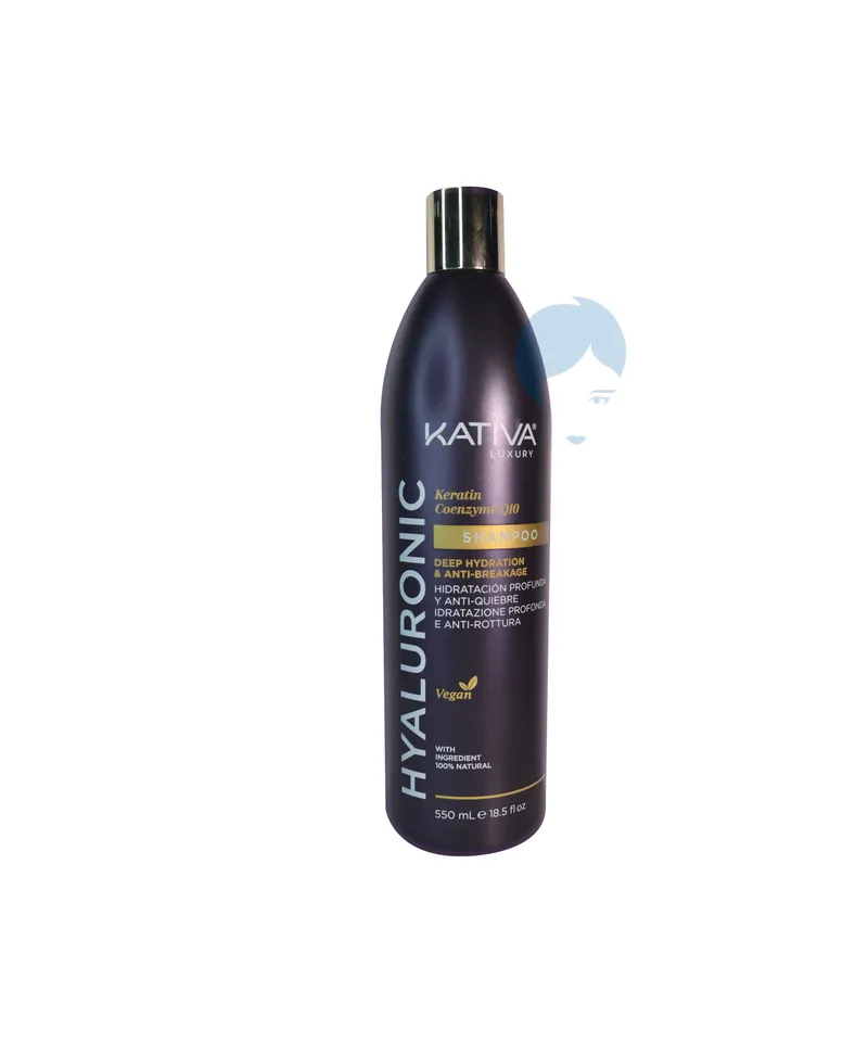 KATIVA HYALURONIC SHAMPOO KERATIN Q10 X 500ML - Producto de belleza y estética en Almacén Sandra