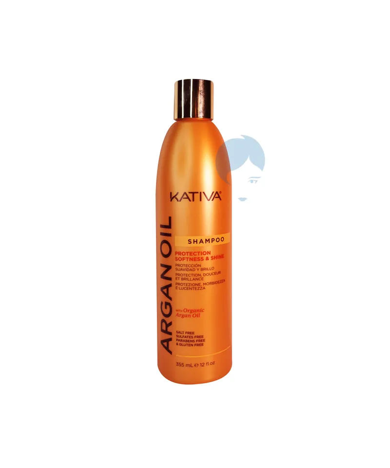 KATIVA SHAMPOO ARGAN OIL X 355ML - Producto de belleza y estética en Almacén Sandra