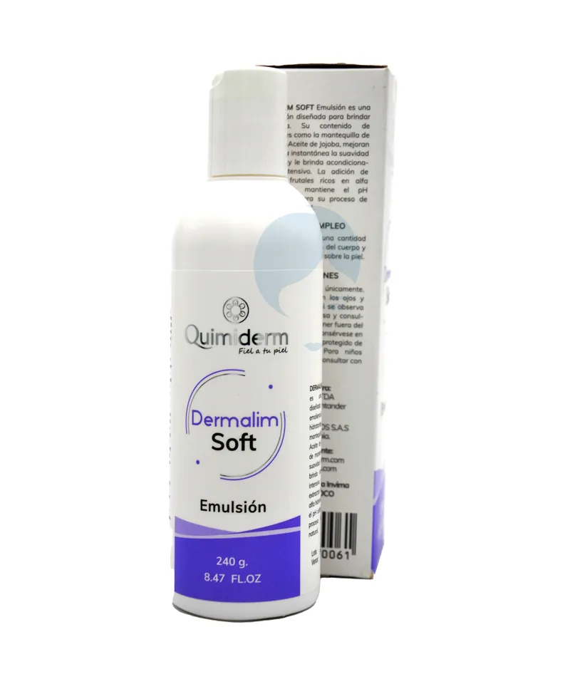 QUIMIDERM DERMALIM SOFT EMULSION 240GR - Producto de belleza y estética en Almacén Sandra