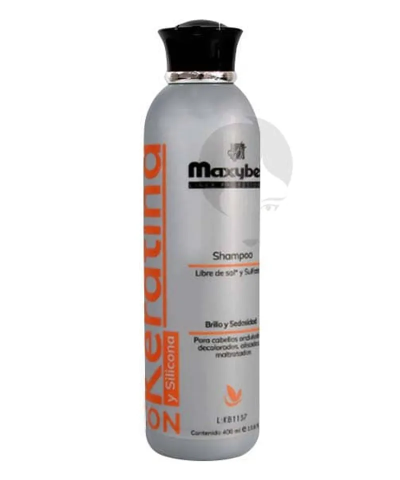 MAXYBELT SHAMPOO CON KERATINA Y SILICONA X 400 ML - Producto de belleza y estética en Almacén Sandra