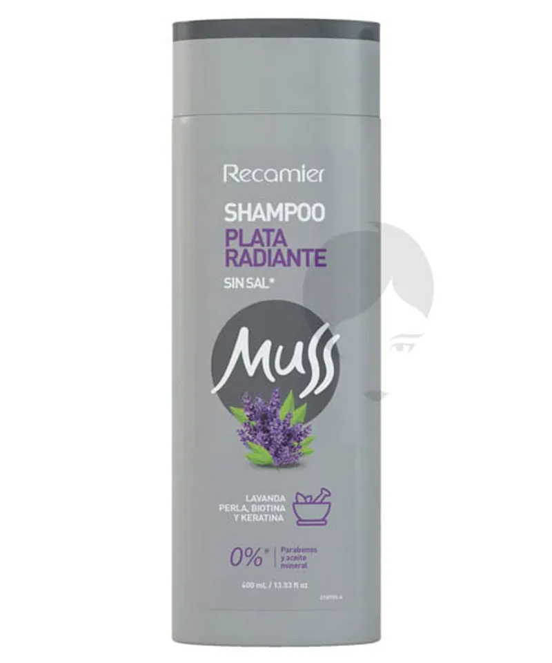 MUSS BOTANIKA SHAMPOO PLATA RADIANTE X 400ML - Producto de belleza y estética en Almacén Sandra