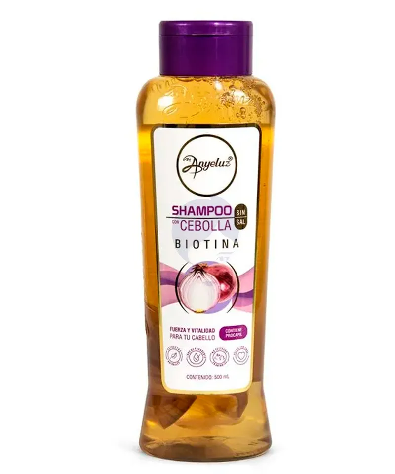 ANYELUZ SHAMPOO CON CEBOLLA X 500ML - Producto de belleza y estética en Almacén Sandra