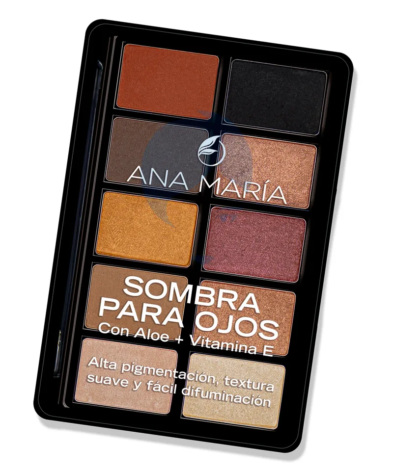 ANA MARIA PALETA 10 SOMBRAS PARA OJOS REF: DESIERTO X 13GR - Producto de belleza y estética en Almacén Sandra
