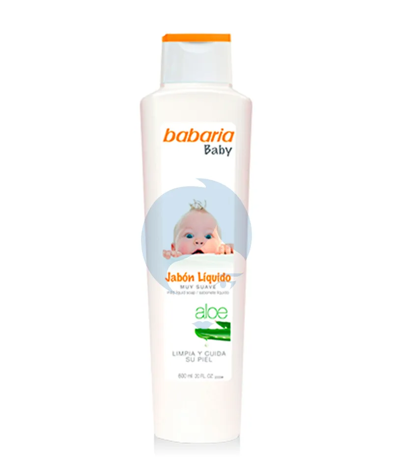 BABARIA BABY JABON LIQUIDO CORPORAL CON ALOE X 600 ML - Producto de belleza y estética en Almacén Sandra