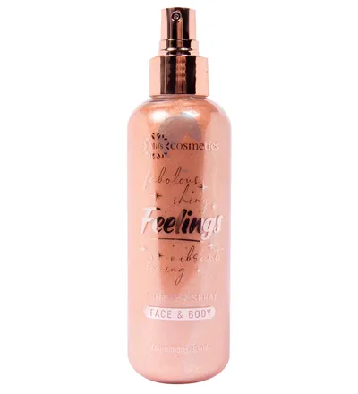 MISS COSMETICS SHIMMER SPRAY FEELINGS X 190ML - Producto de belleza y estética en Almacén Sandra
