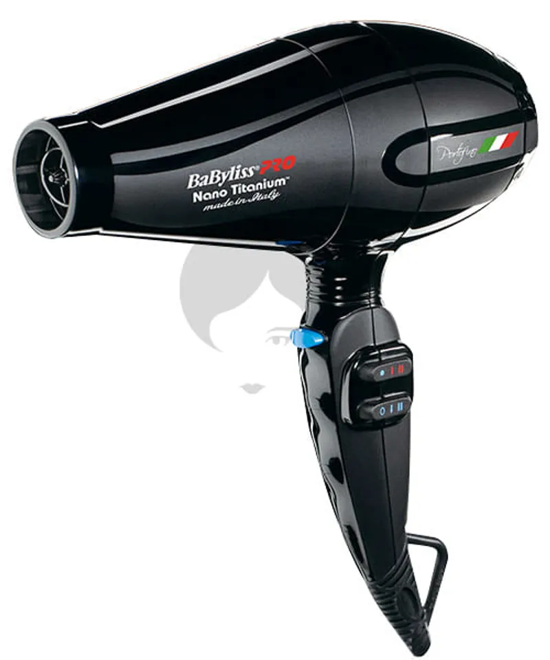 BABYLISS SECADOR PORTOFINO 6600 NANO TITANIUM NEGRO - Producto de belleza y estética en Almacén Sandra