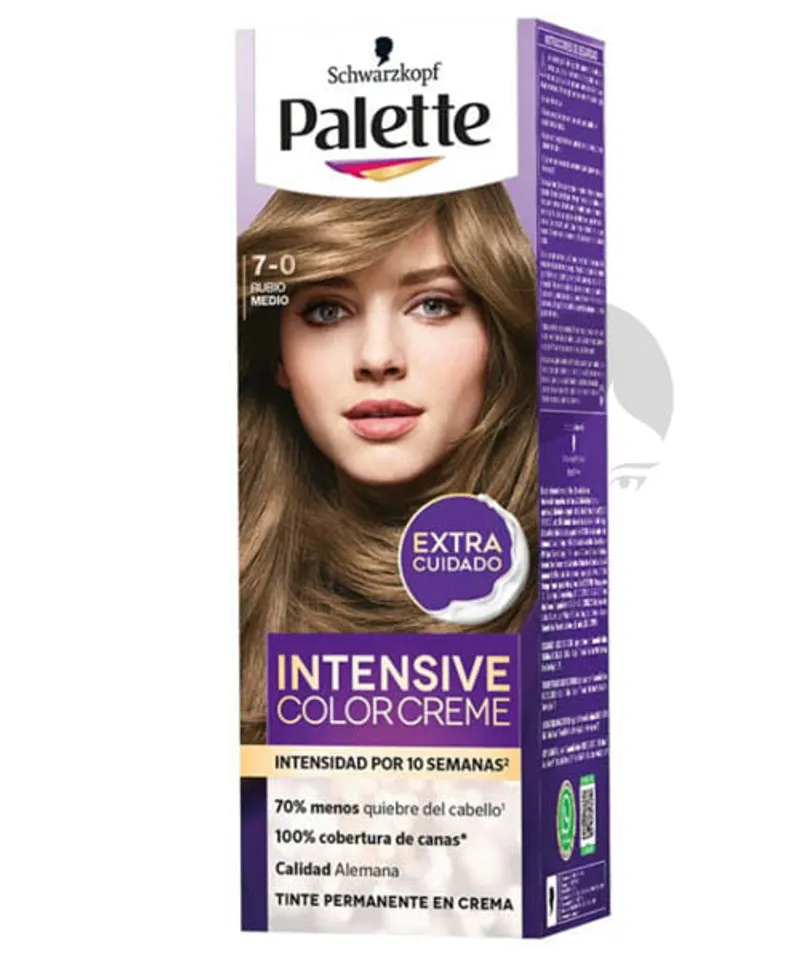 PALETTE MINIKIT TINTE RUBIO MEDIO N.7.0 X 50GR - Producto de belleza y estética en Almacén Sandra