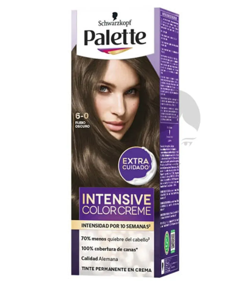 PALETTE MINIKIT TINTE RUBIO OSCURO N.6.0 X 50GR - Producto de belleza y estética en Almacén Sandra
