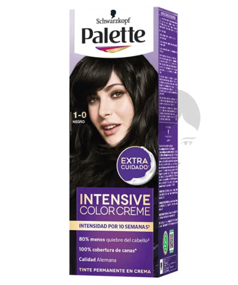 PALETTE MINIKIT TINTE NEGRO N.1.0 X 50GR - Producto de belleza y estética en Almacén Sandra