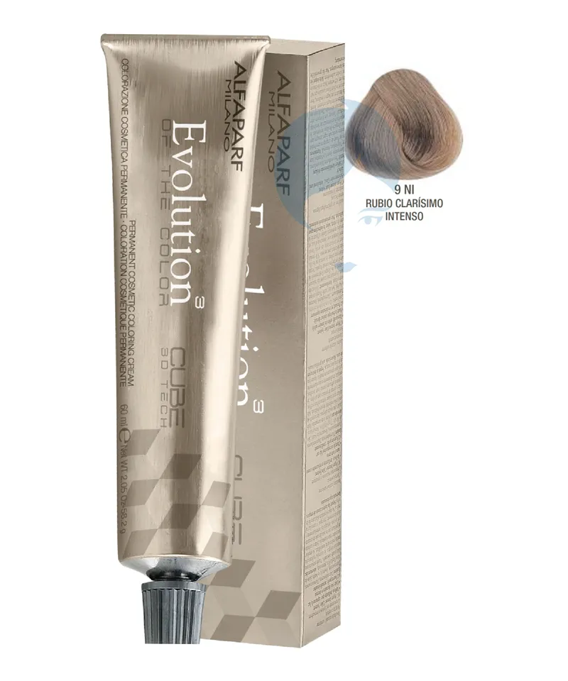 EVOLUTION TINTE RUBIO CLARISIMO INT N°9NI X 60ML- - Producto de belleza y estética en Almacén Sandra