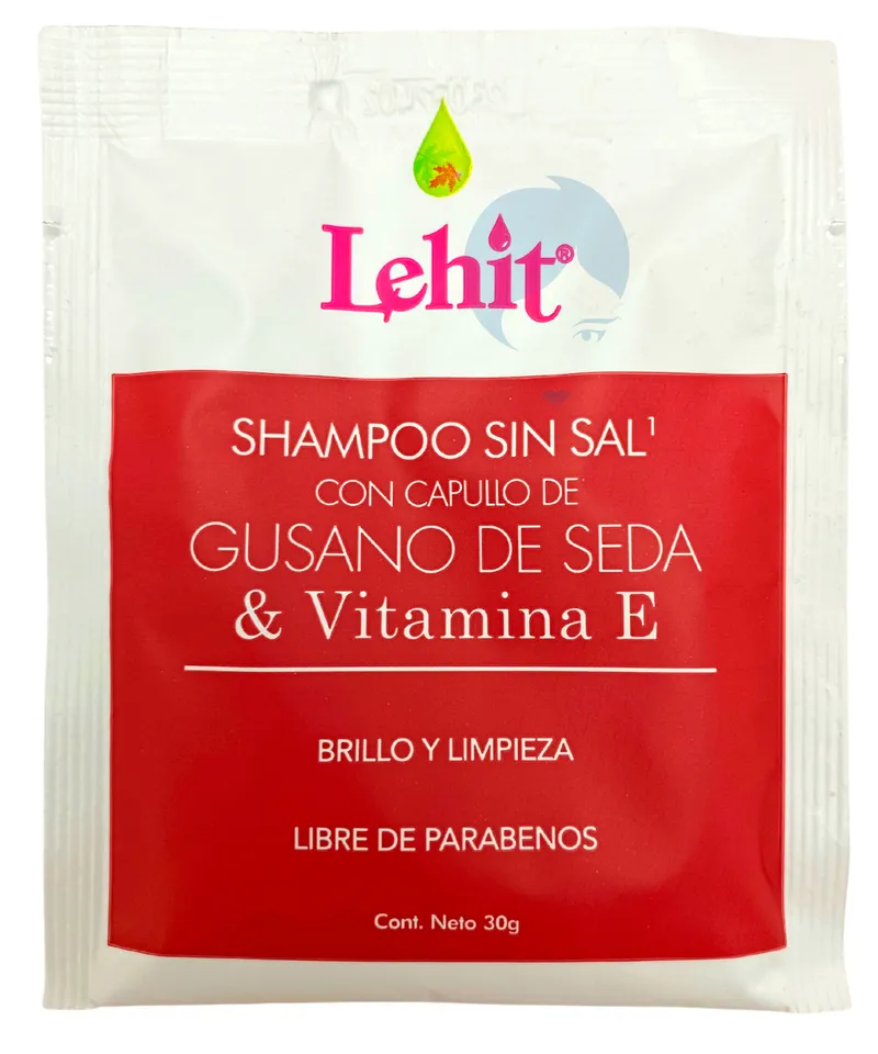 LEHIT SHAMPOO GUSANO DE SEDA  X 30ML - Producto de belleza y estética en Almacén Sandra