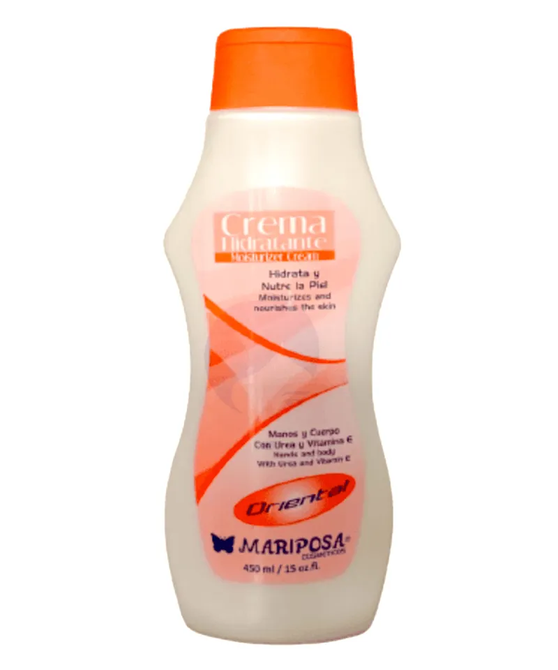 MARIPOSA CREMA HIDRATANTE  ORIENTAL X 450ML- - Producto de belleza y estética en Almacén Sandra