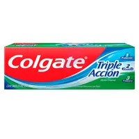 COLGATE CREMA DENTAL TRIPLE ACCION MENTA ORIGINAL X 100 ML - Miniatura 1