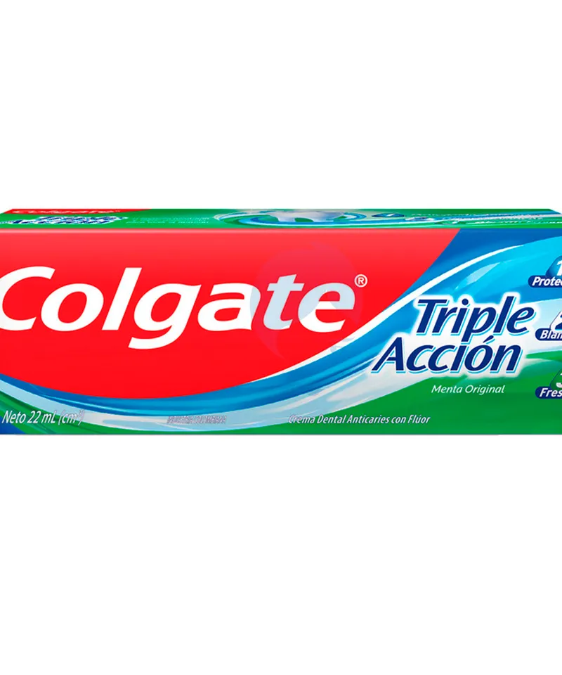 COLGATE CREMA DENTAL TRIPLE ACCION MENTA ORIGINAL X 100 ML - Producto de belleza y estética en Almacén Sandra