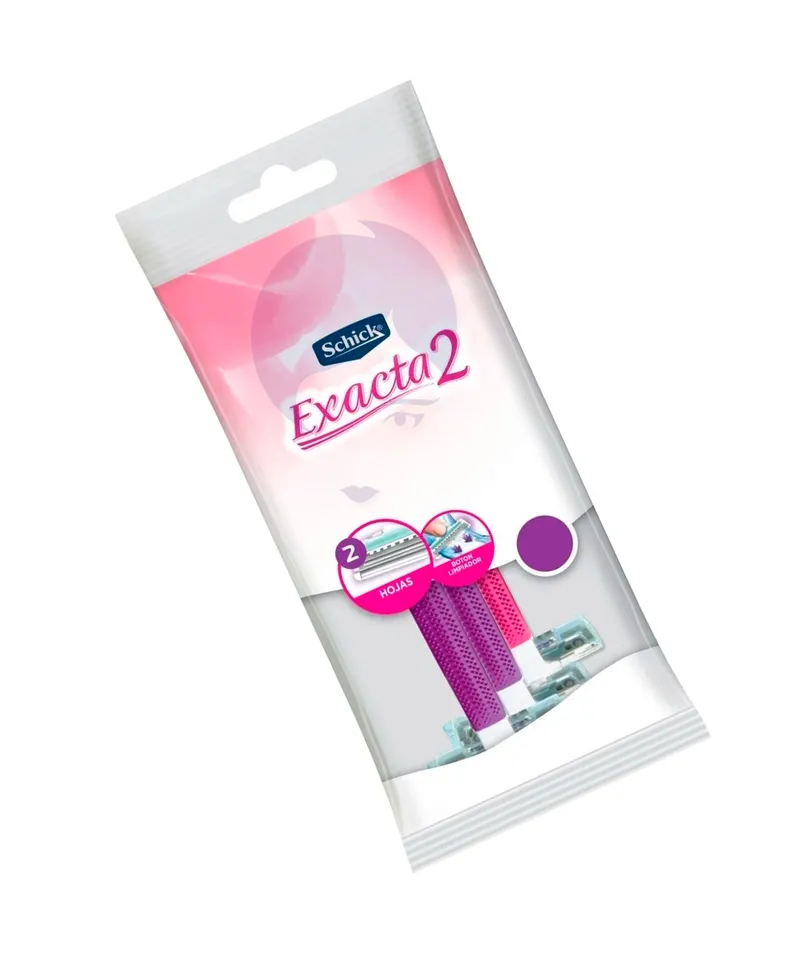 SCHICK EXACTA 2 MAQUINA DE AFEITAR MUJER - Producto de belleza y estética en Almacén Sandra
