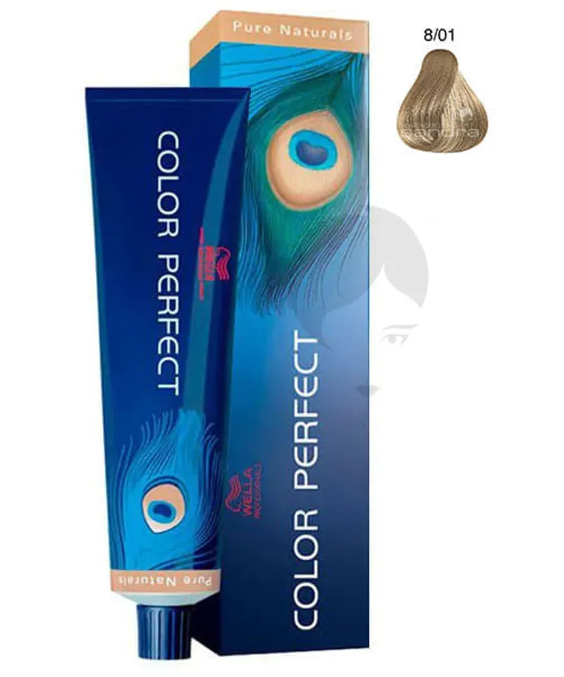 COLOR PERFECT TINTE RUBIO CLARO NAT CENIZA  #8.01 X 60ML - Producto de belleza y estética en Almacén Sandra