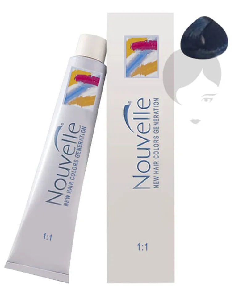 NOUVELLE TINTE NEGRO AZULADO N.1.10 X 100GR - Producto de belleza y estética en Almacén Sandra