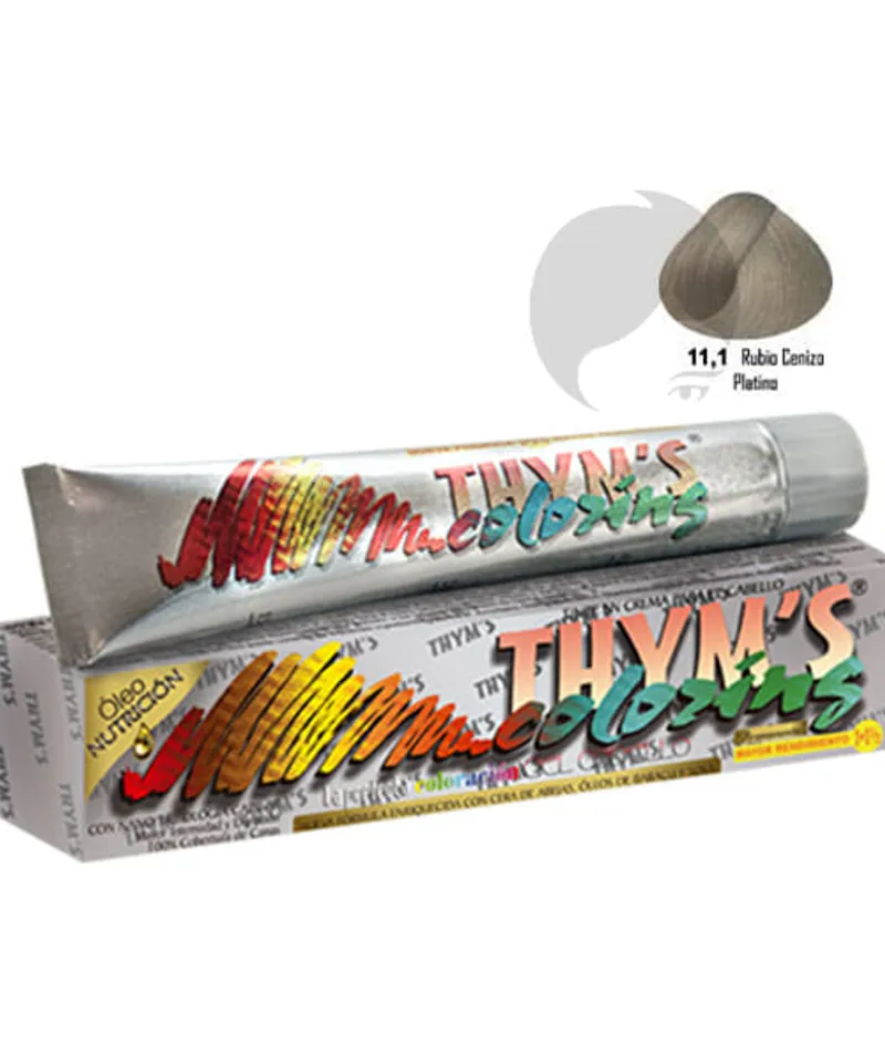 THYMS COLORING TINTE RUBIO CENIZO PLATINO N.11.1 X 60GR - Producto de belleza y estética en Almacén Sandra