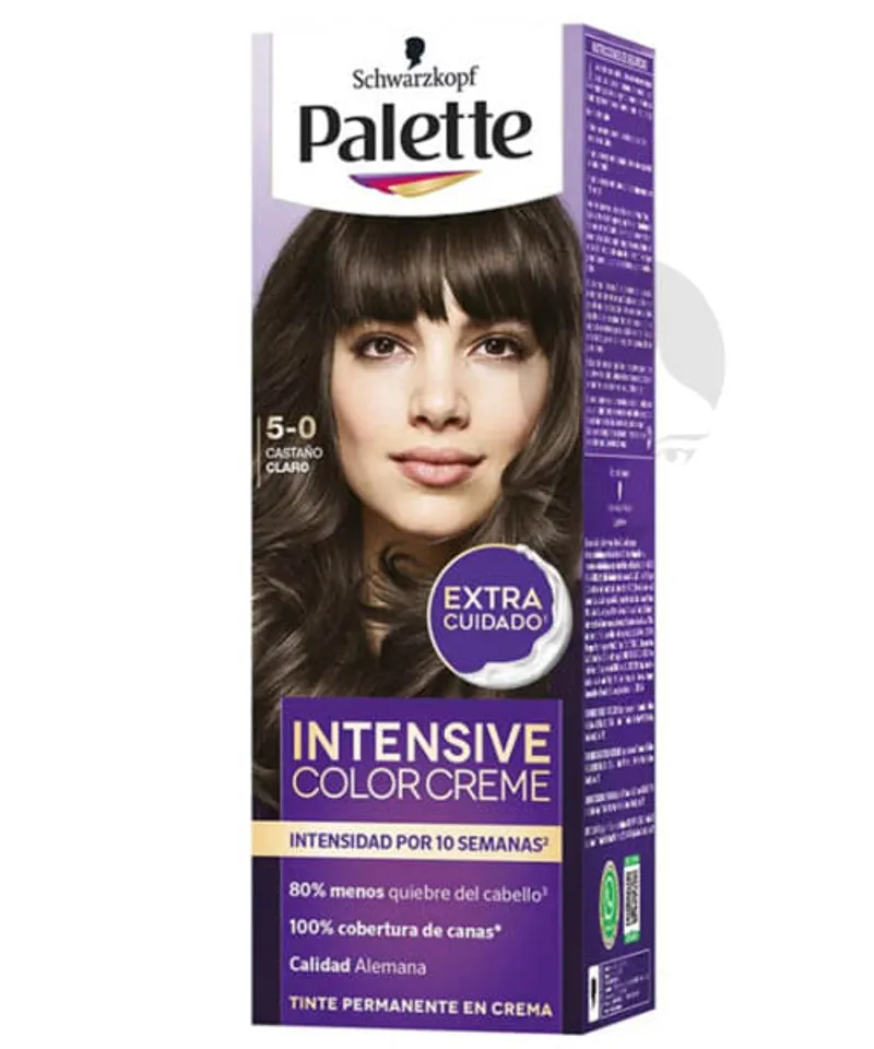 PALETTE MINIKIT TINTE CASTAÑO CLARO N.5.0 X 50GR - Producto de belleza y estética en Almacén Sandra