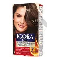 IGORA VITAL TINTE CASTAÑO CLARO N. 5.0 X 2 TUB X 60GR - Miniatura 1