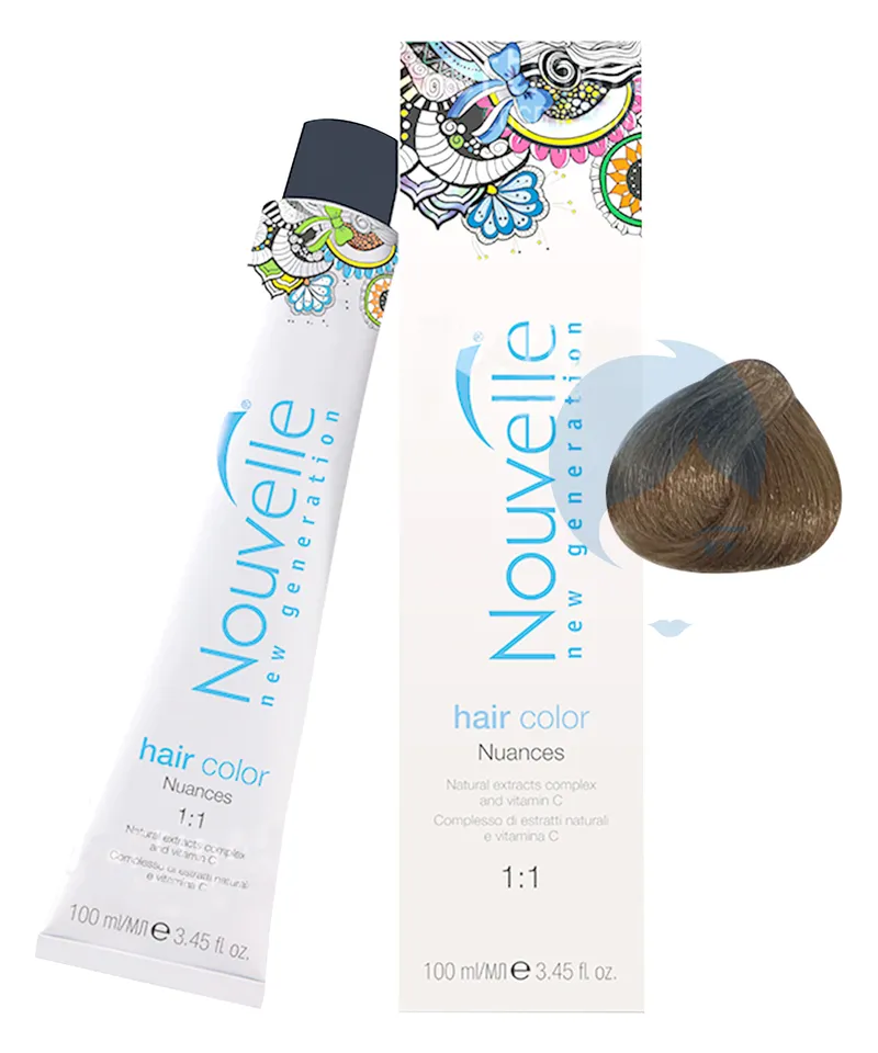 NOUVELLE TINTE RUBIO CLARISIMO DORADO CENIZA N.9.31 X 100ML - Producto de belleza y estética en Almacén Sandra