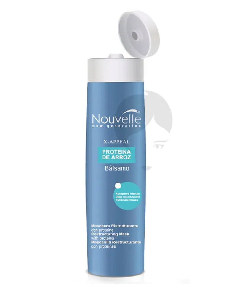 NOUVELLE ACONDICIONADOR PROTEINA DE ARROZ X 300ML - Producto de belleza y estética en Almacén Sandra