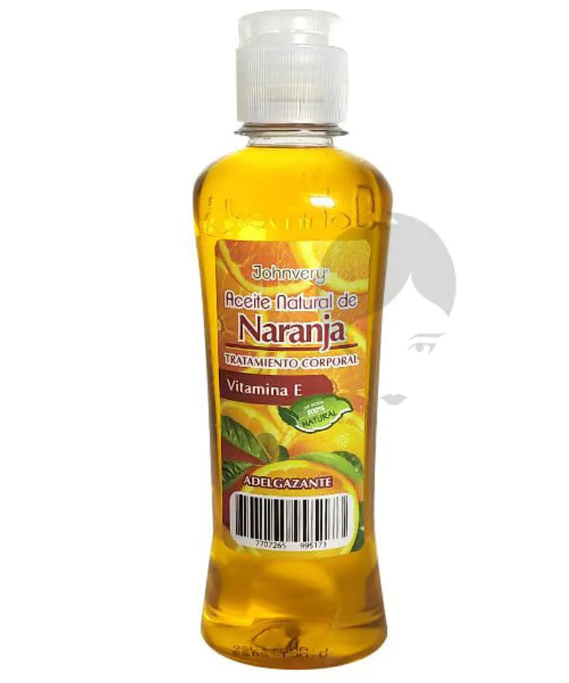 JOHNVERY ACEITE CORPORAL DE NARANJA X 220ML - Producto de belleza y estética en Almacén Sandra