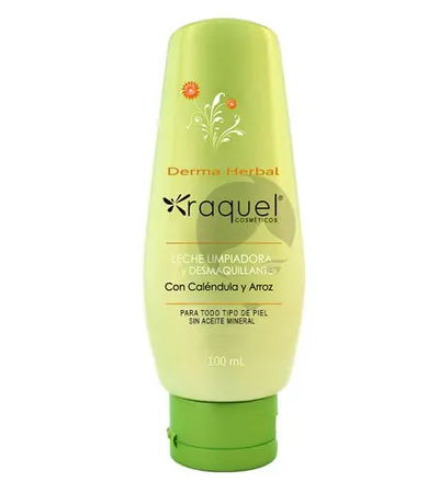 RAQUEL LECHE LIMPIADORA Y DESMAQUILLANTE X100ML - Producto de belleza y estética en Almacén Sandra