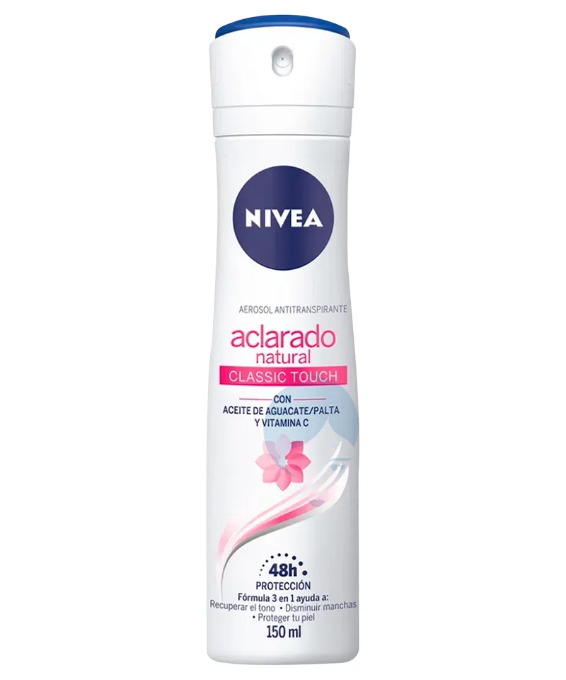 NIVEA DESODORANTE AEROSOL ACLARADO NATURAL WOMEN X 150ML OK - Producto de belleza y estética en Almacén Sandra