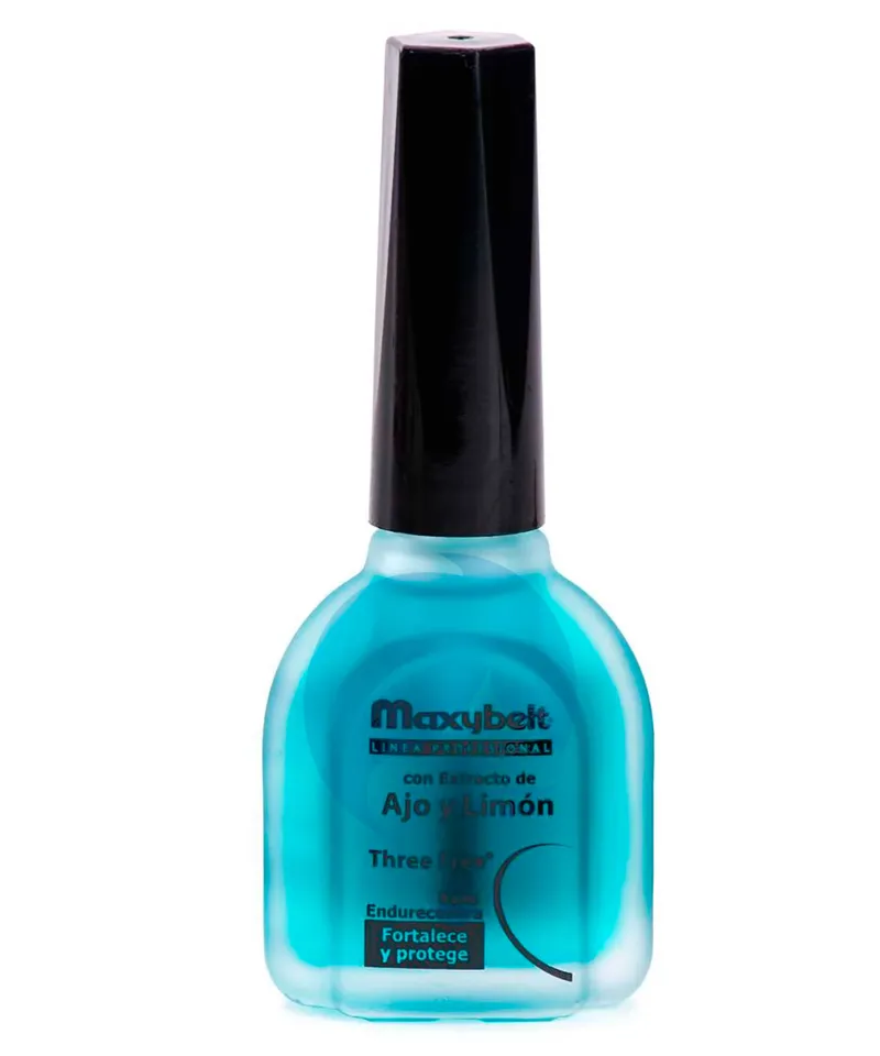 MAXYBELT ESMALTE BASE DE AJO Y LIMON X 13ML - Producto de belleza y estética en Almacén Sandra