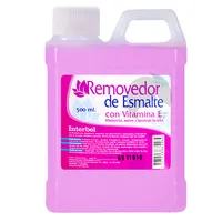 INTERBEL REMOVEDOR DE ESMALTE  CON VITAMINA E X 500ML - Miniatura 1