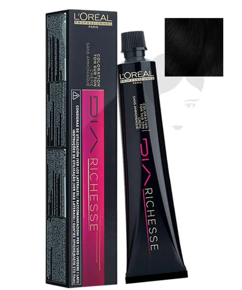 DIARICHESSE TINTE NEGRO N.1 X 50GR - Producto de belleza y estética en Almacén Sandra