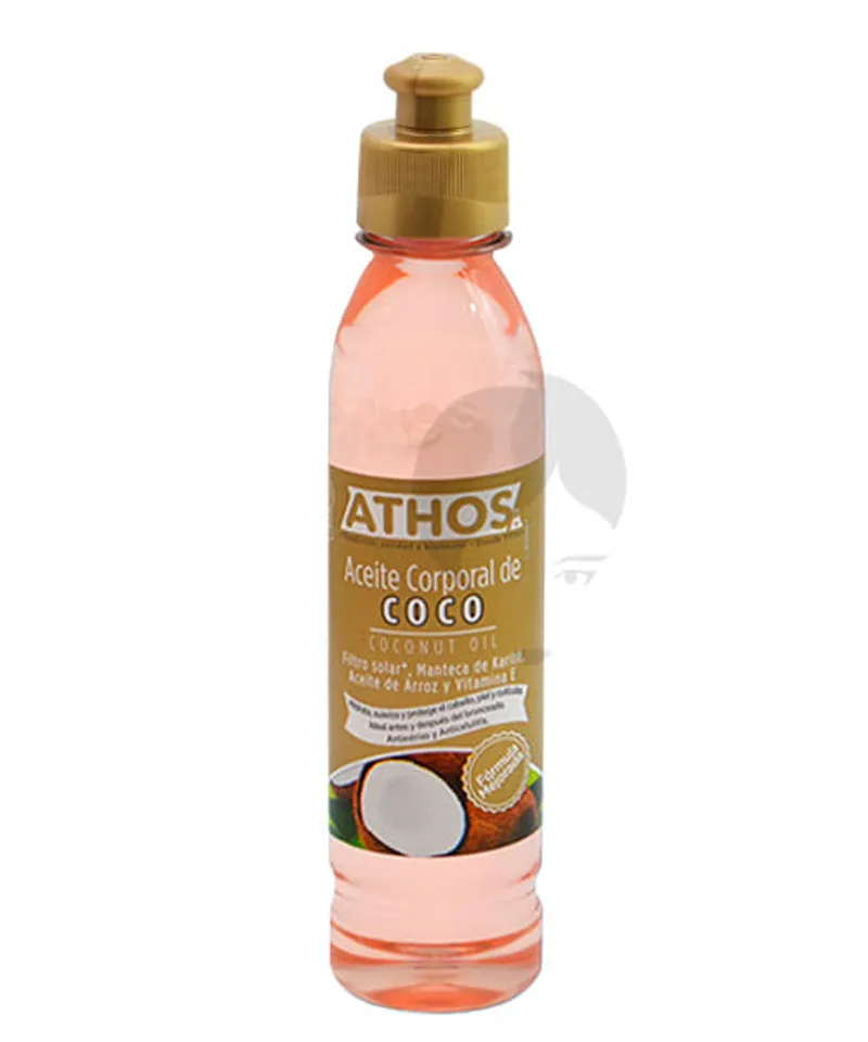 ATHOS ACEITE DE COCO X 250 ML - Producto de belleza y estética en Almacén Sandra