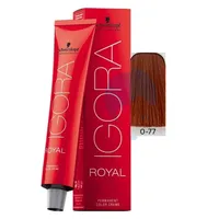 IGORA ROYAL TINTE TONO MEZCLA COBRIZO #0.77 X 60ML - Miniatura 1