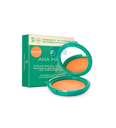 ANA MARIA POLVO FACIAL COMPACTO SANDALO 22G X15G - Producto de belleza y estética en Almacén Sandra