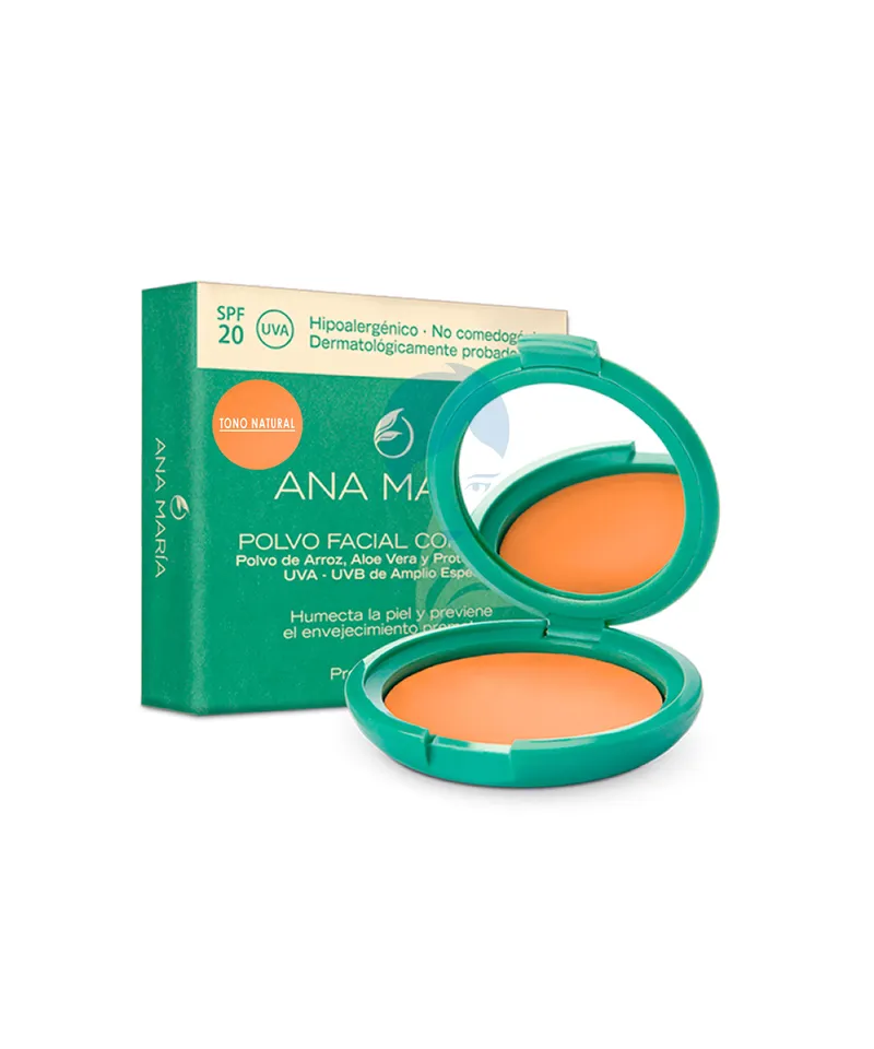 ANA MARIA POLVO FACIAL COMPACTO SANDALO 22G X15G - Producto de belleza y estética en Almacén Sandra